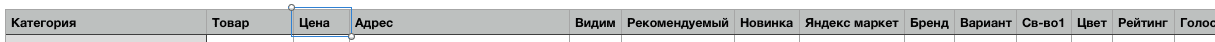 Импорт CSV